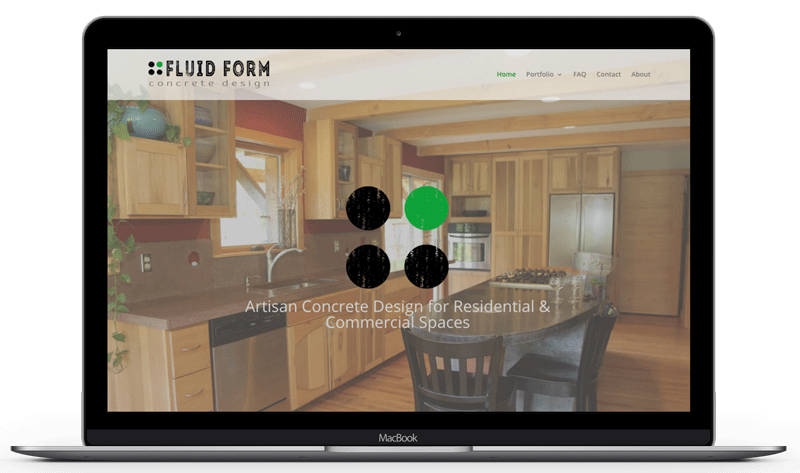 Fluid-Form-website-design-screenshot