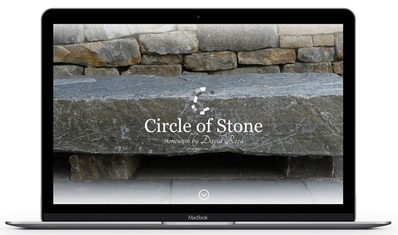 Revamping the website of a stonework artisan in Brevard, NC.